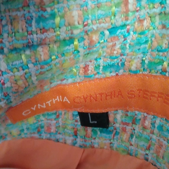 Cynthia Steffe colorful skirt suit size large - Picture 12 of 12